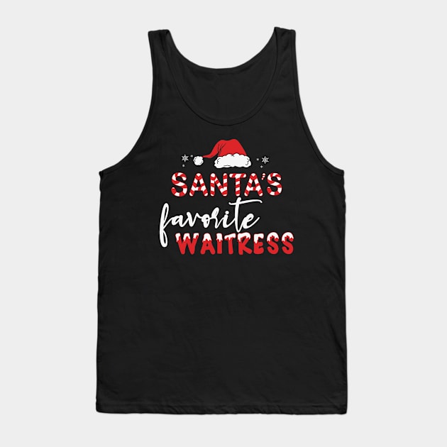 Santa's Favorite waitress Tank Top by MZeeDesigns